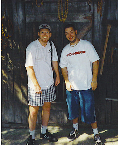 Jason & Kurt on Tom Sawyer's Island Disneyland